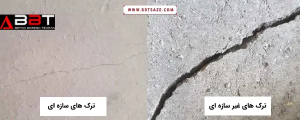 ترک سازه ای و غیر سازه ای