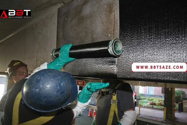 هزینه اجرای الیاف FRP